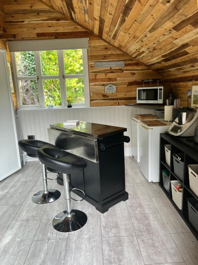 The Shed . A Cosy, Peaceful, 96% Recycled, Chalet. Swansea Exteriör bild